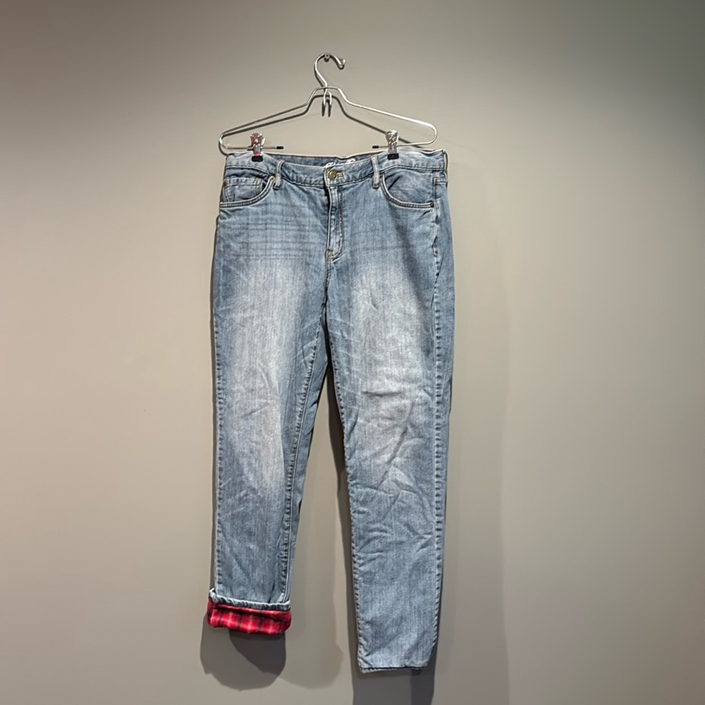 Eddie Bauer Flannel Lined Jeans